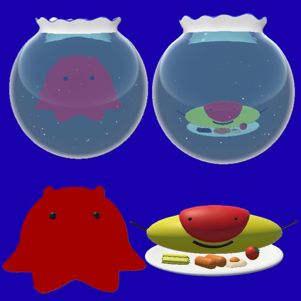 ぷかぷかあたまアクアリウム
