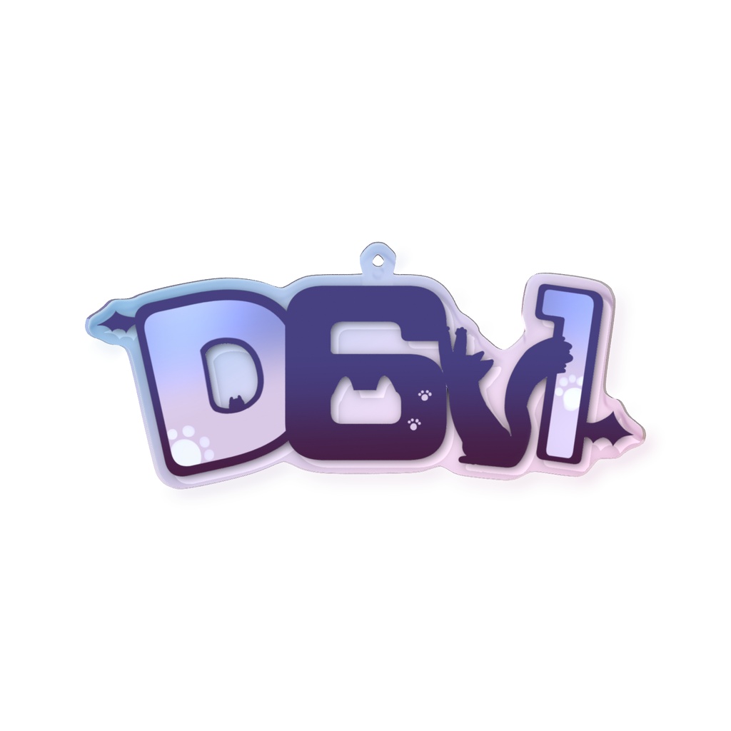 D6v1のロゴキーホルダー