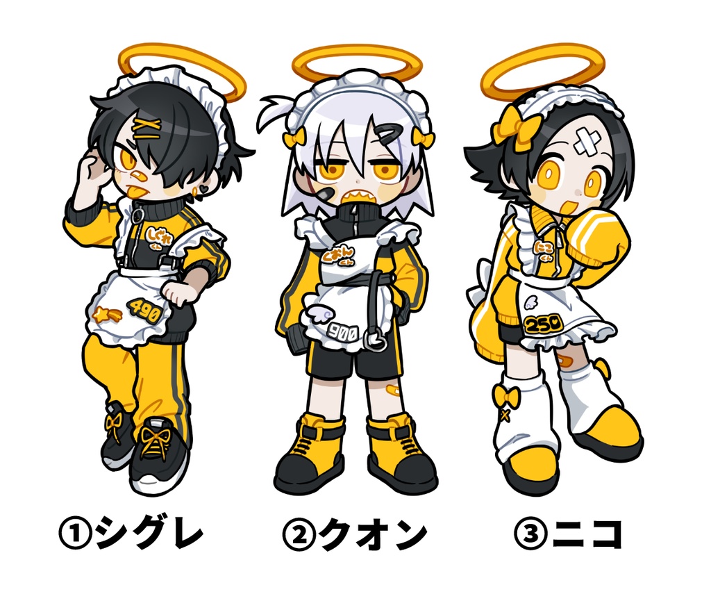 ジャージメイドアクキー