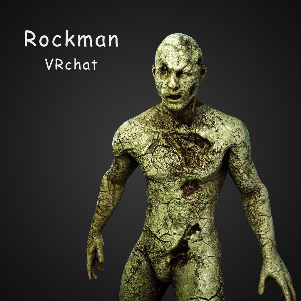 3Dモデル 岩人間