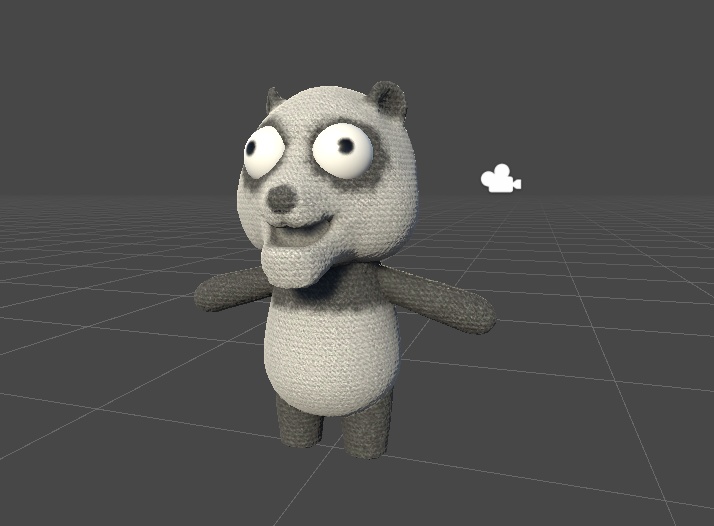 3Dモデル しゃくれパンダ