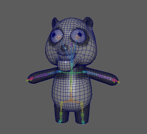 3Dモデル しゃくれパンダ