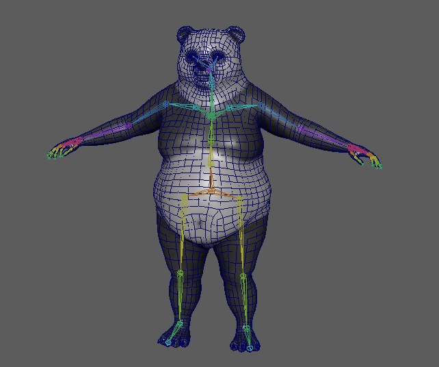 3Dモデル パンダマン