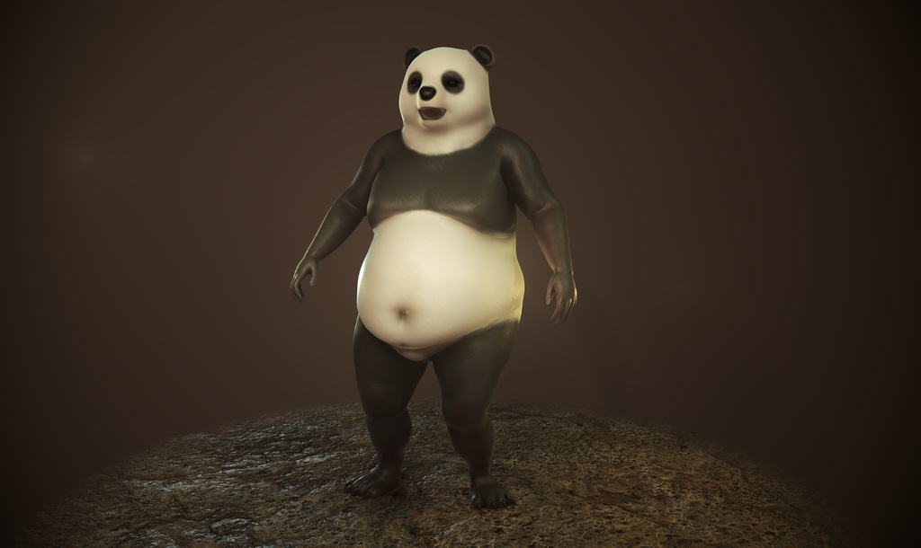 3Dモデル パンダマン