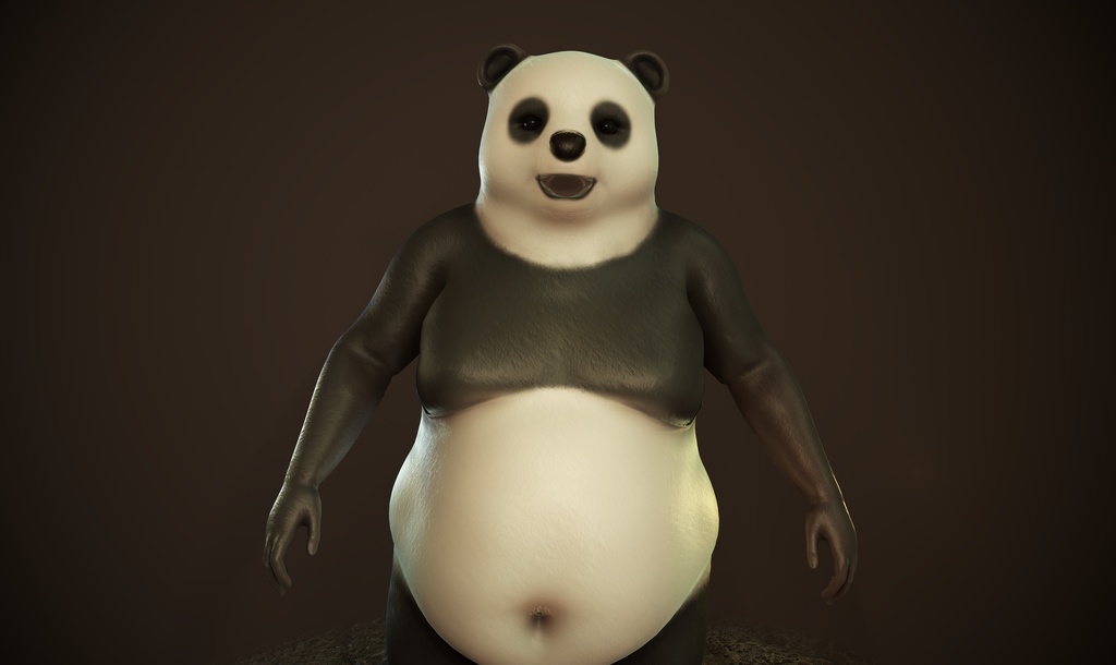 3Dモデル パンダマン