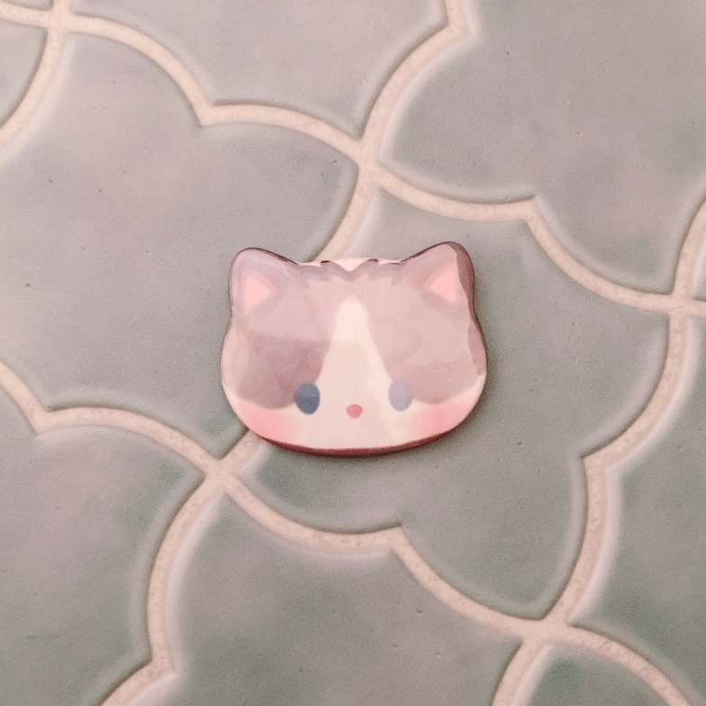 ※現在入荷未定となっております。┊雲ケ畑やや┊おそろいキラキラねこ缶バッチ♡⸝⋆※ややからのお手紙付き