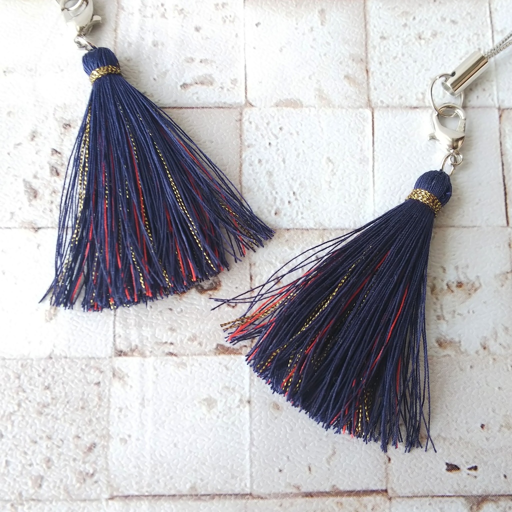 軍服タッセルチャームストラップ