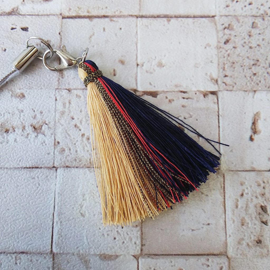 【セット】軍服タッセルチャームストラップ&ブックマーカーセット