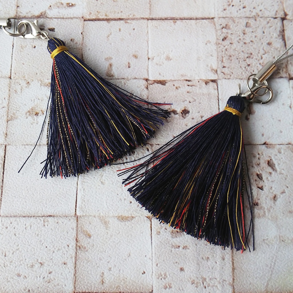 杉元タッセルストラップ/ピアス