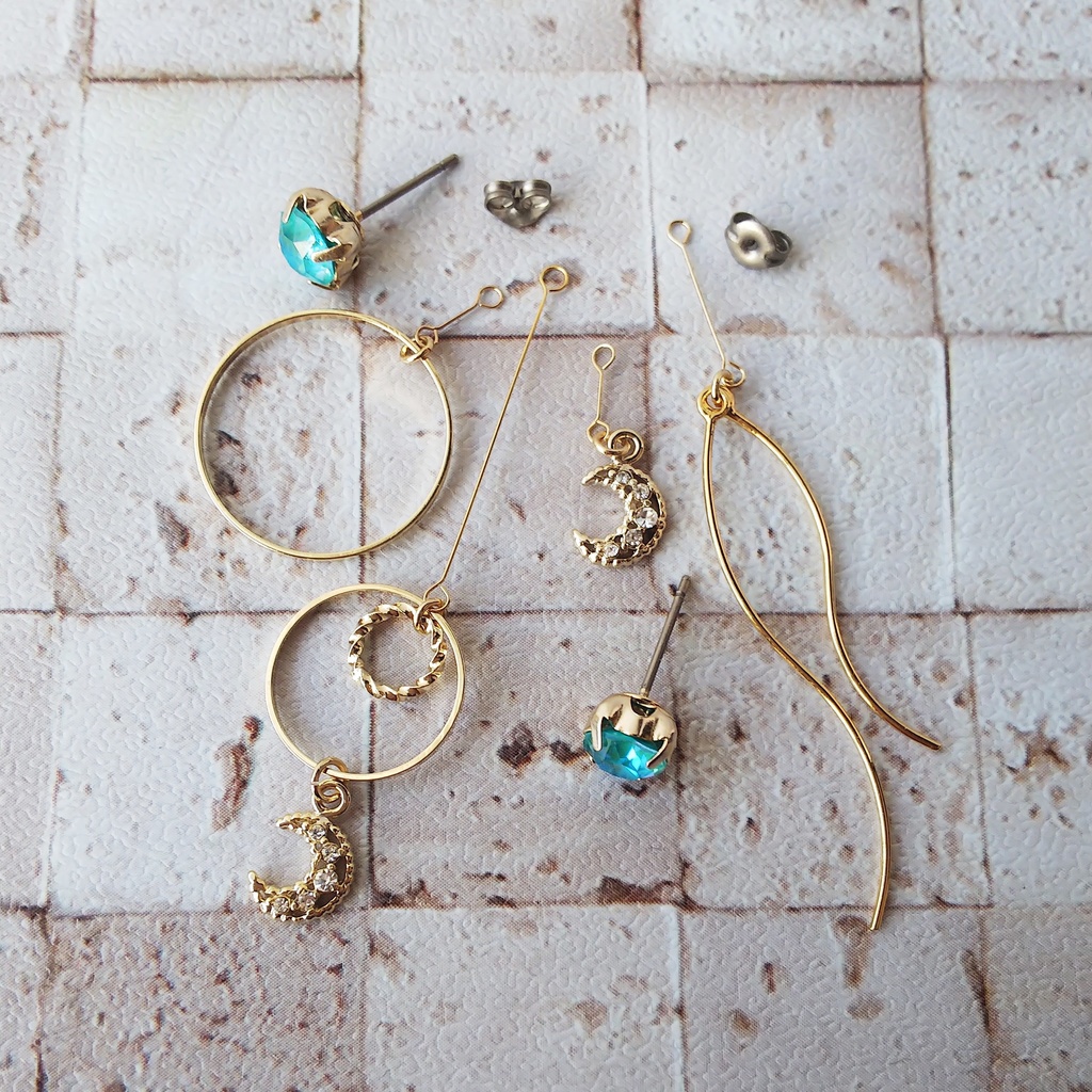 【セット】月鯉ピアスセット②