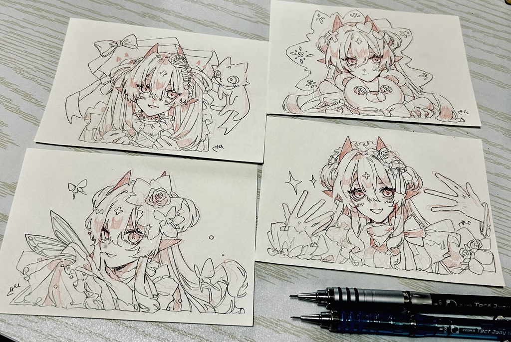 ウミウシちゃん【原画】ランダム4種