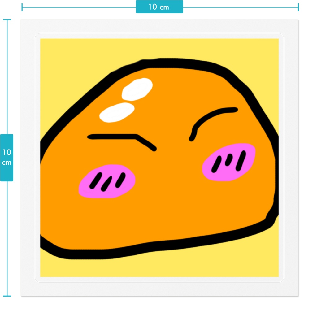 芋餅リムルしゃまステッカー ver1