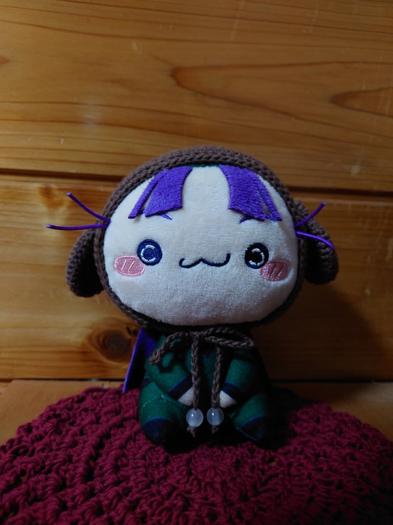 もちぴこ用 ヘッドドレス 帽子 アニマルモチーフ 茶色