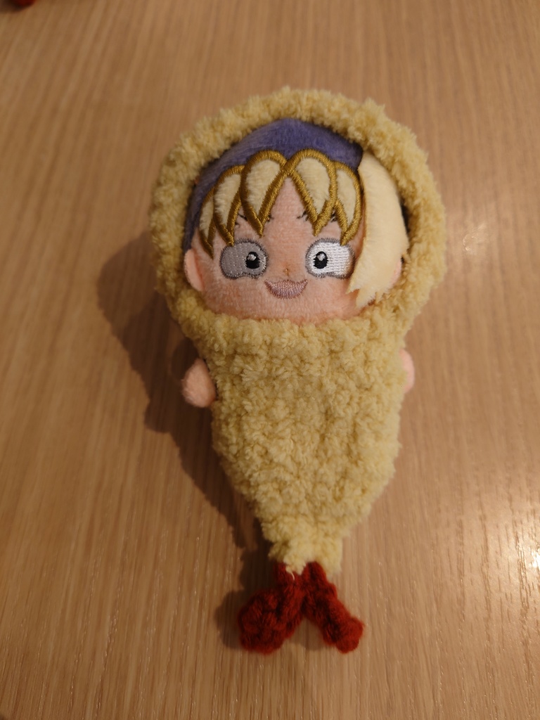 ほわぬい用 着ぐるみ ぬい服 エビフライ