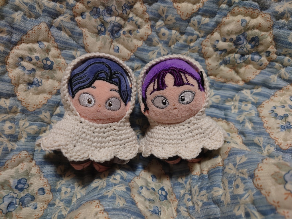 ほわぬい 8cmぬいぐるみ用 てるてる坊主 お洋服