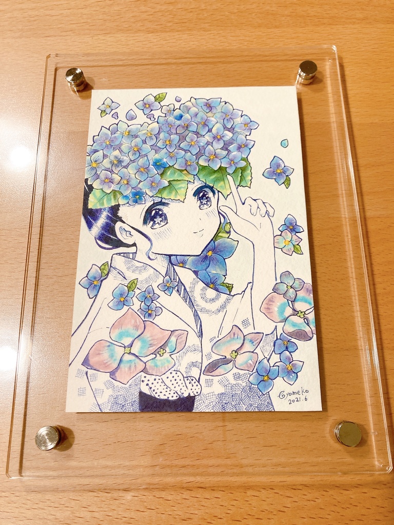 新品 原画 ちょめ子 フリー イラストレーター 自作女性作家