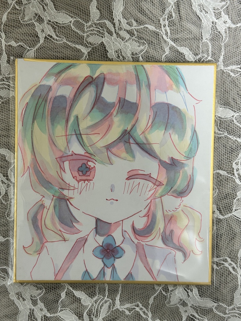 原画色紙𓇬2枚セット