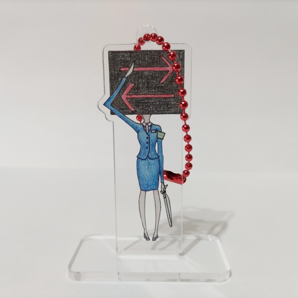 指示器頭アクスタキーホルダー