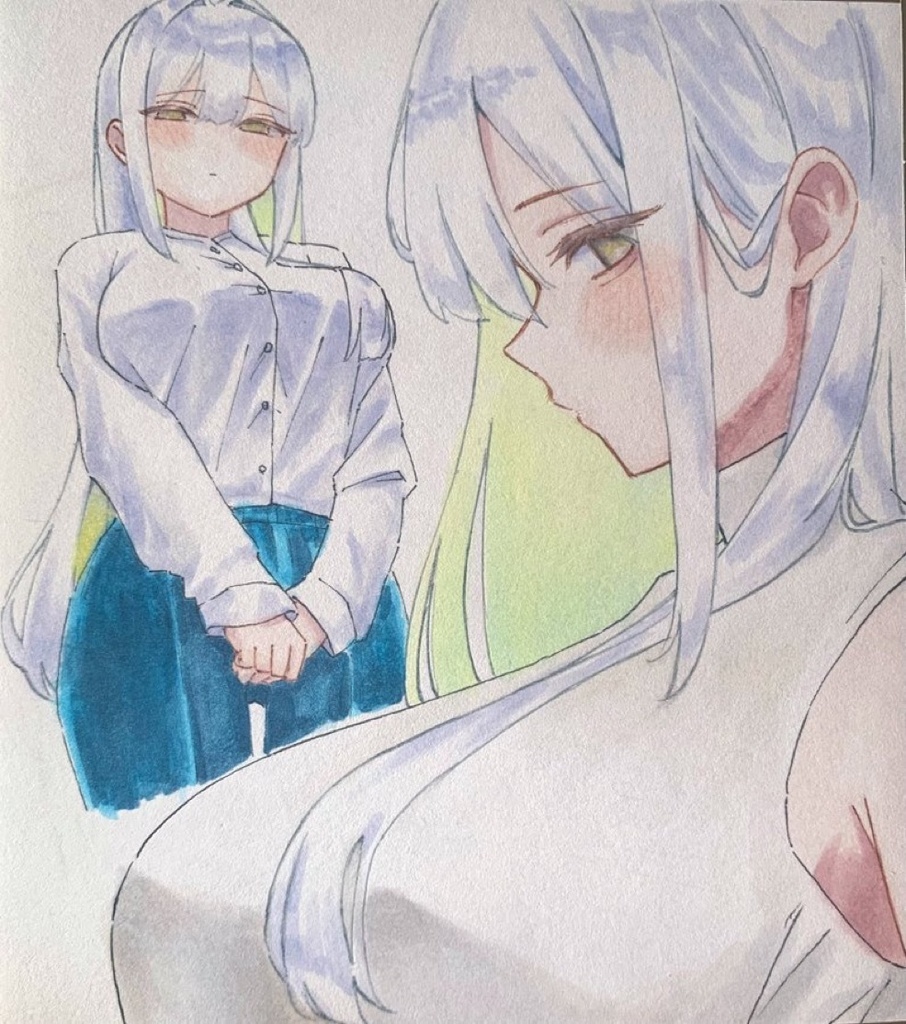 色紙(小)クール系女子