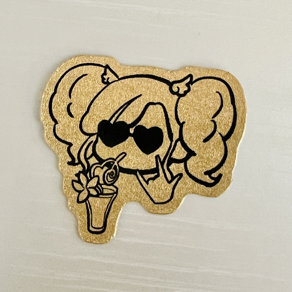 ゴールデンまど ステッカー