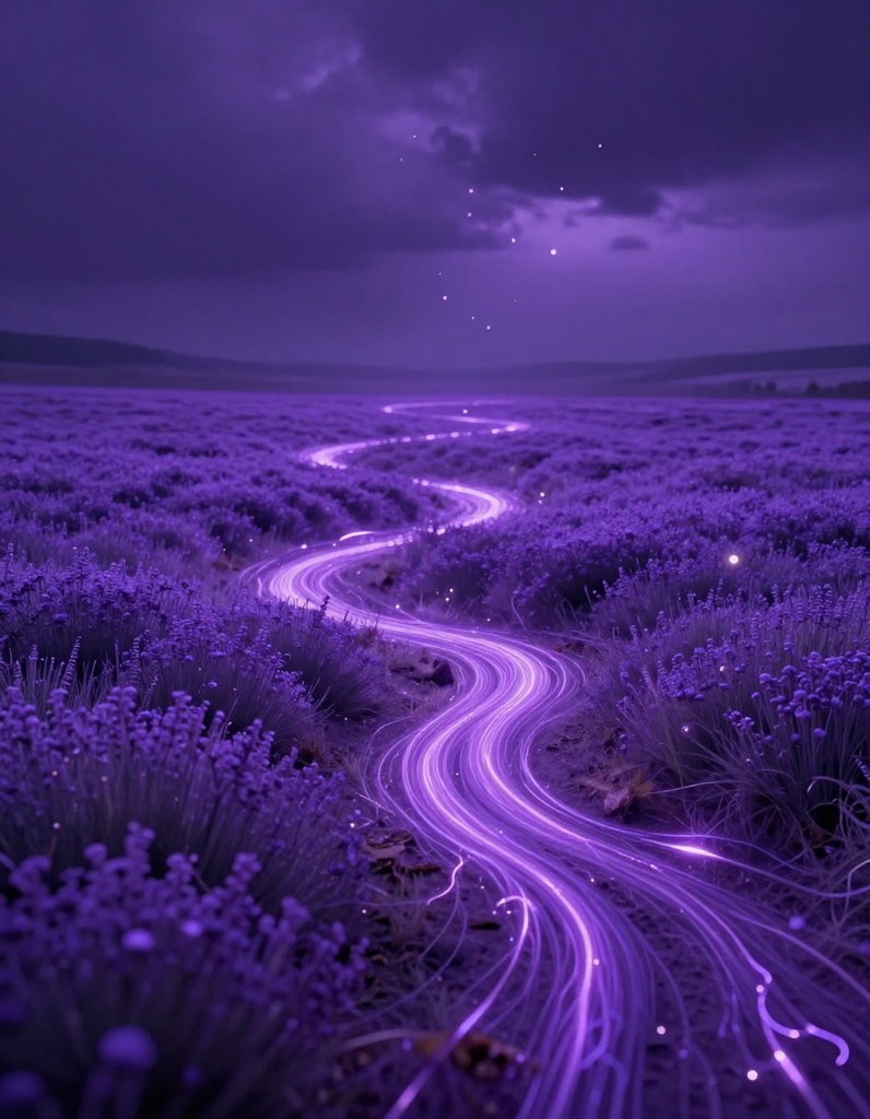 紫の幻想世界イラスト集【宇宙・風景・本テーマ】