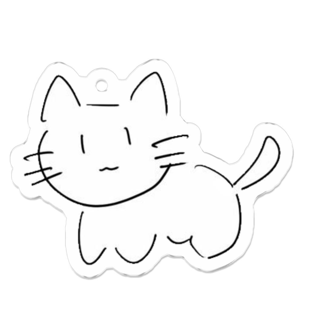 限界ねこアクキー