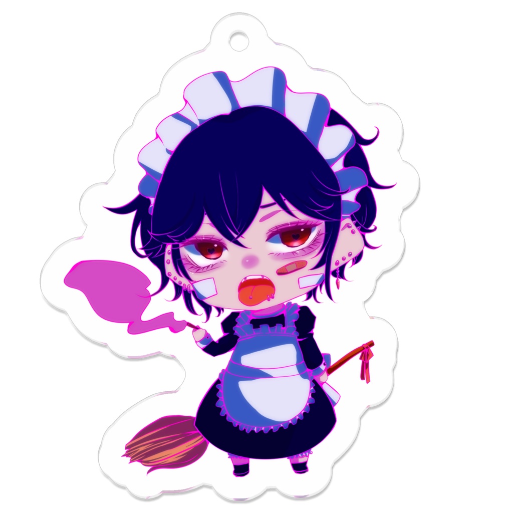 メイド男子アクキーくろや