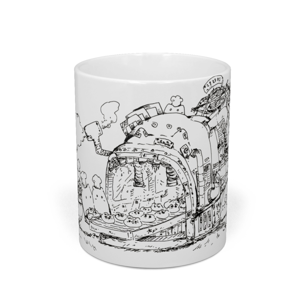 謎の生き物たちパン屋さんマグ