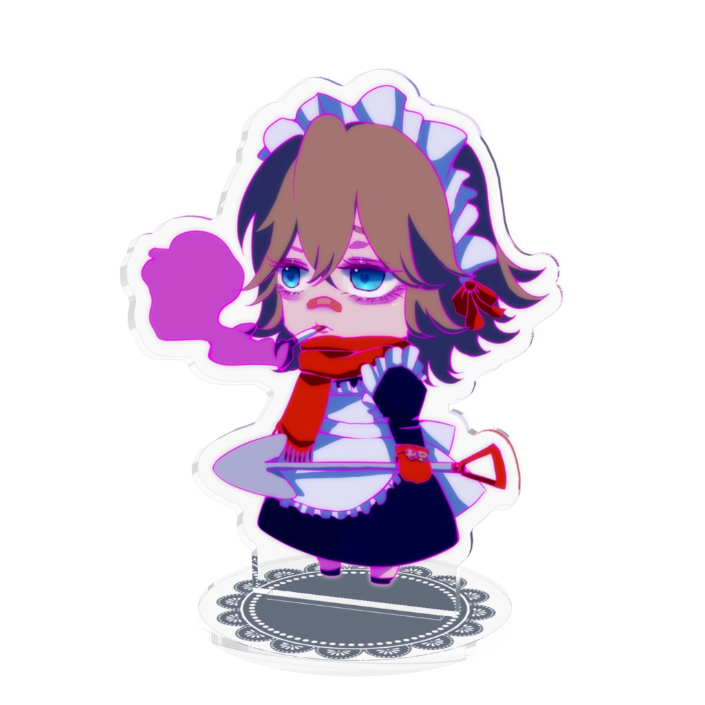 メイド男子アクリルフィギュア　うめ