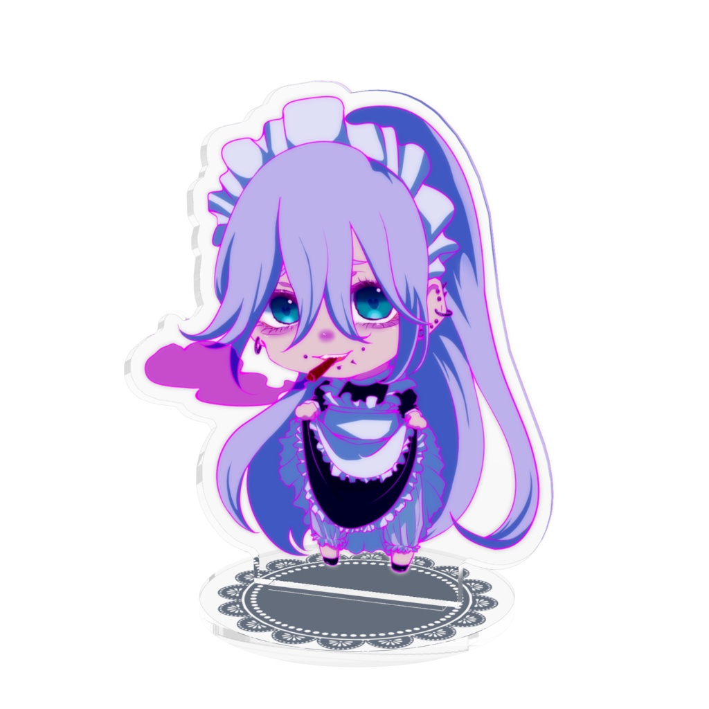 メイド男子アクリルフィギュア　あやめ