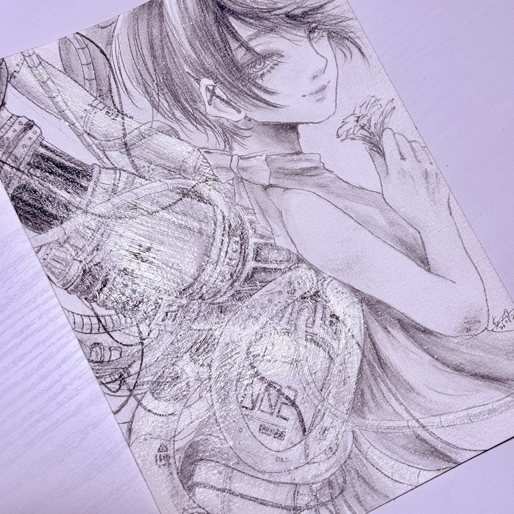 イラスト原画『秘めたる生命 弍番』