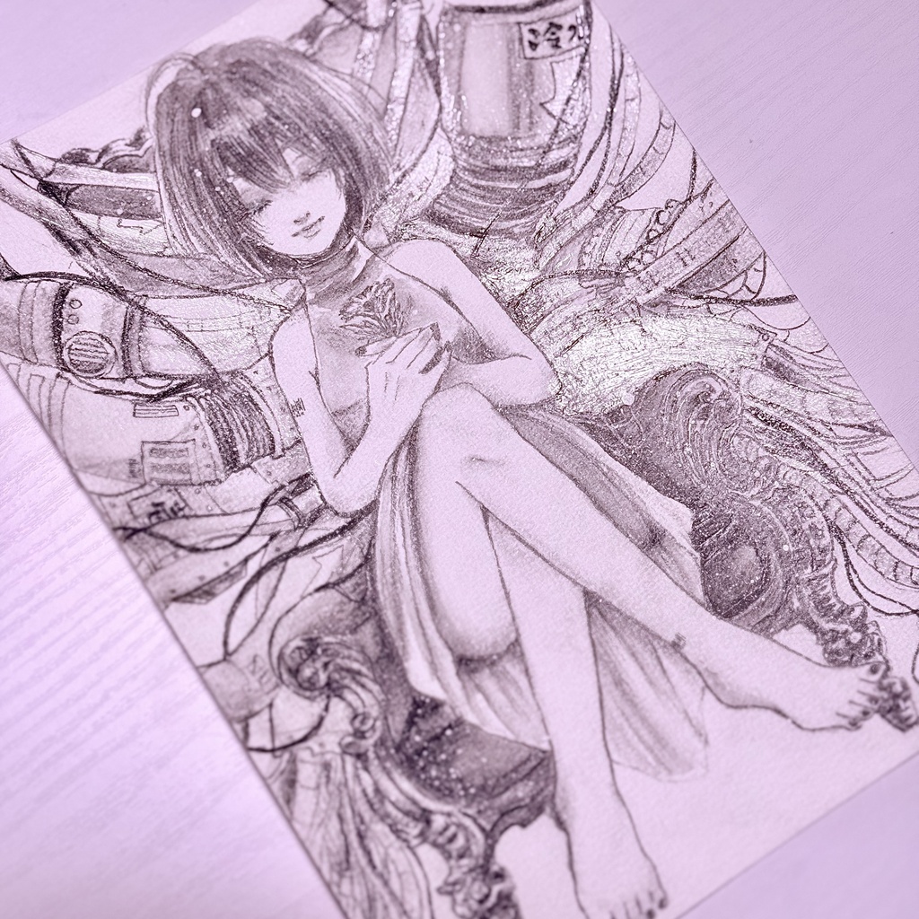 イラスト原画『秘めたる生命 壱番』