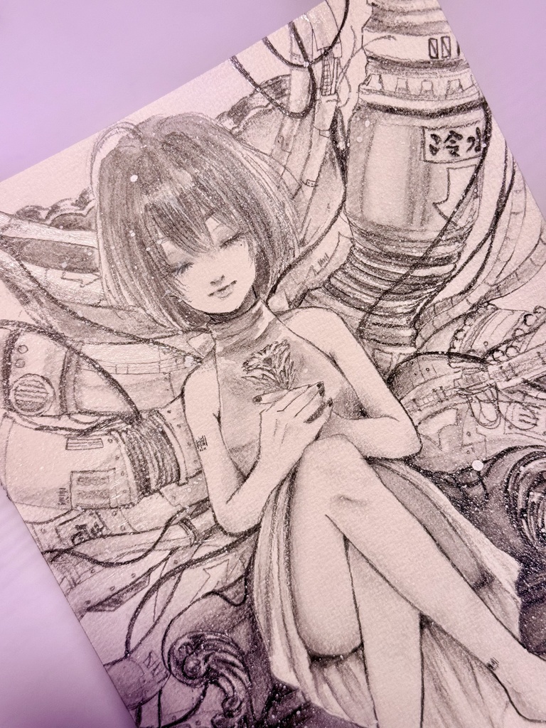 イラスト原画『秘めたる生命 壱番』