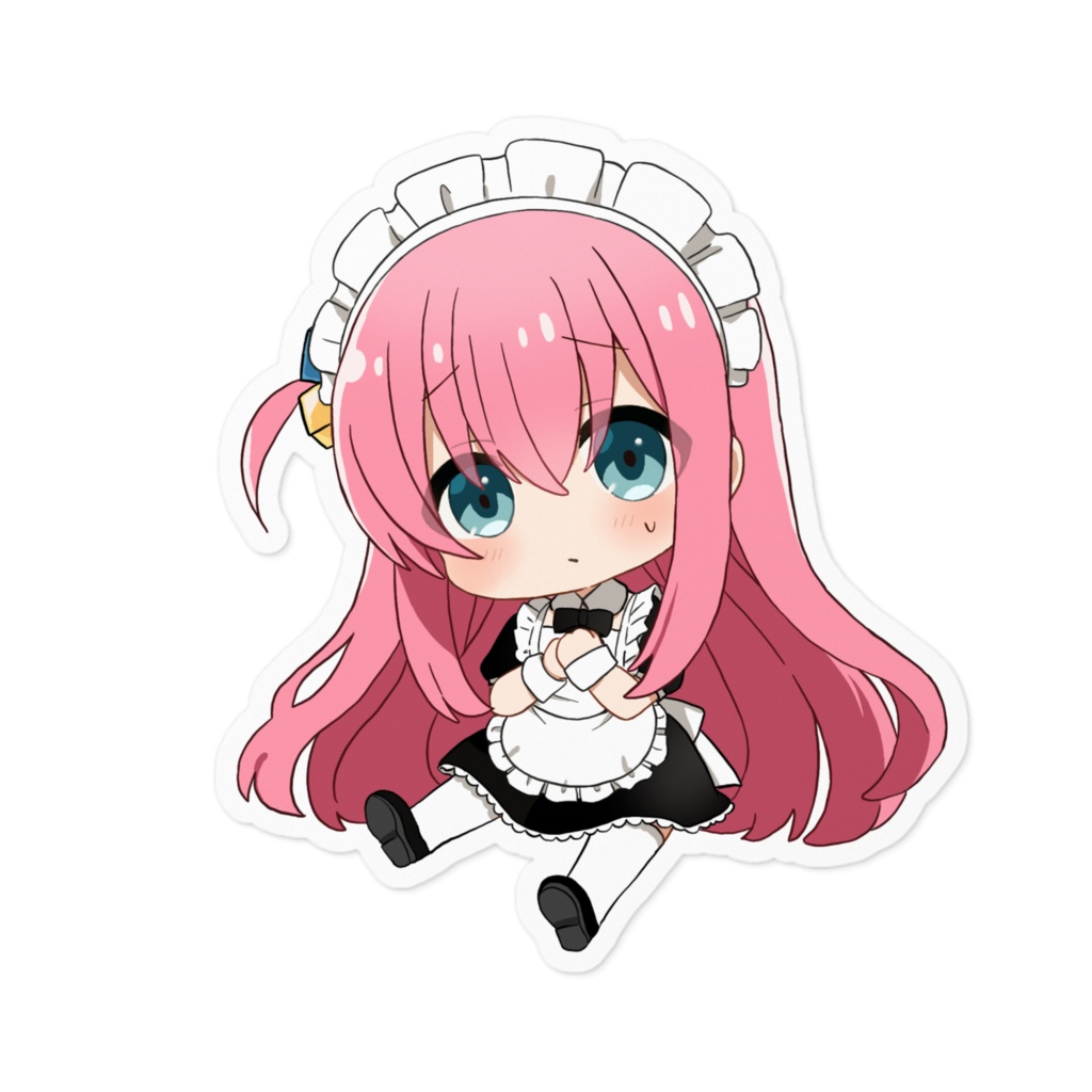 メイドぼっちステッカー