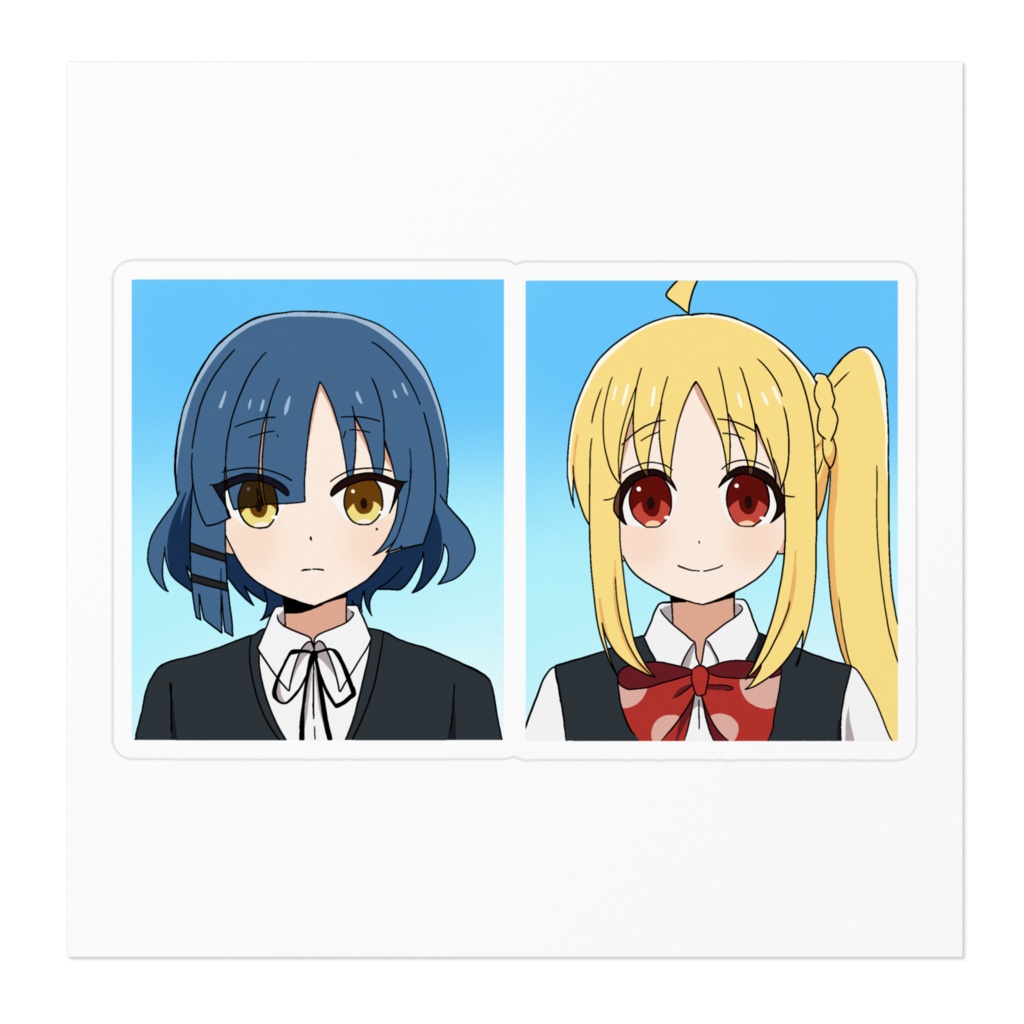 リョウ虹卒業写真ステッカー