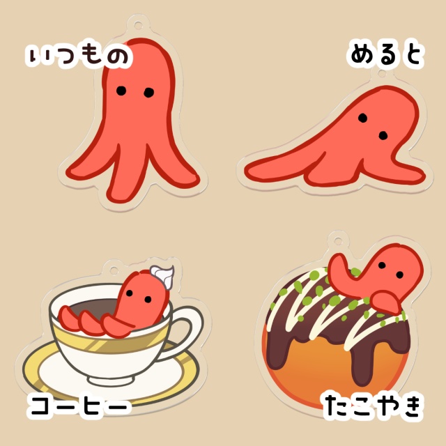 blobtakosan アクリルキーホルダー(5種)