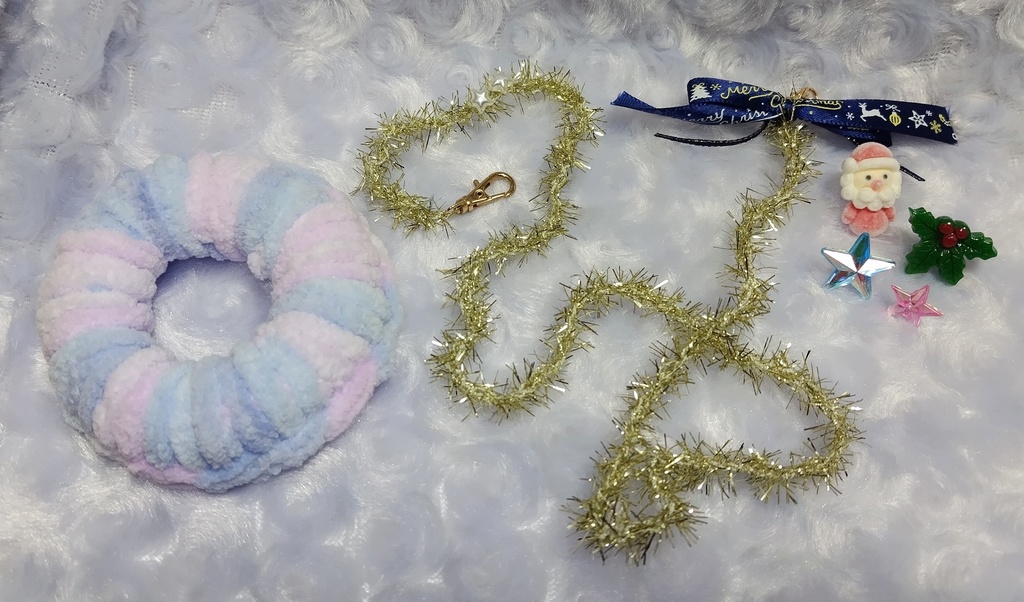 【リース風】ミニドーナツクッション