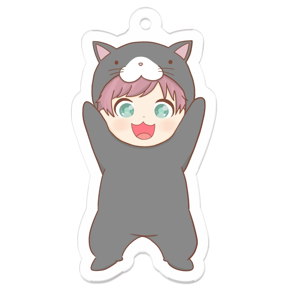 めあくん(くろすけ)アクリルキーホルダー