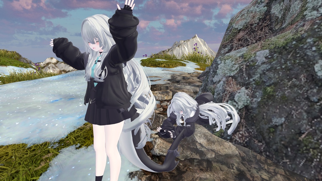 【ルルネ】ルルネのしっぽおさわりギミック