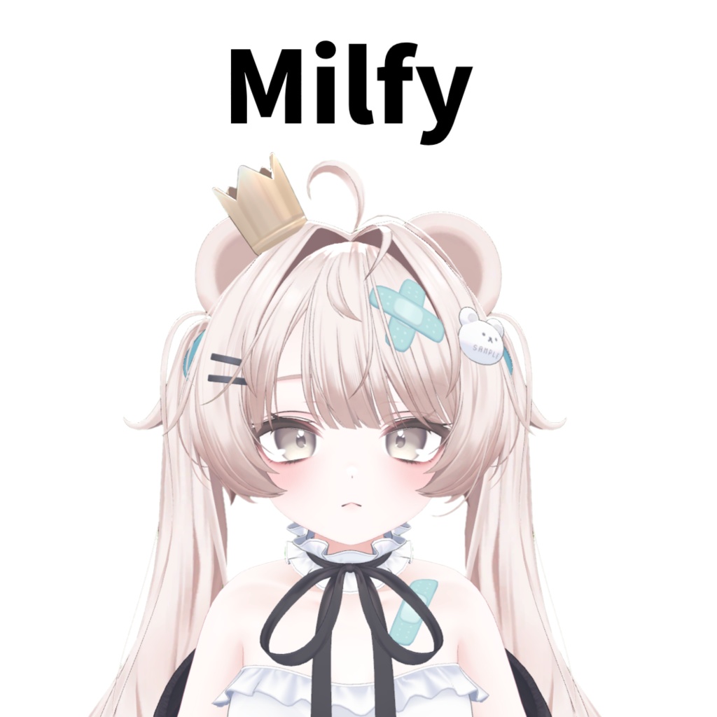 【VRChat】ミルフィをエクっぽくするやつ