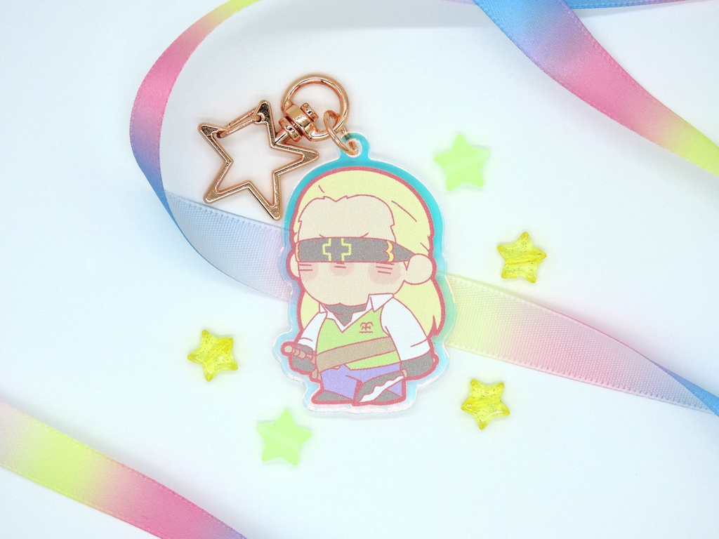 ちびまりんずアクリルキーホルダー_ヘルメッポ軍曹