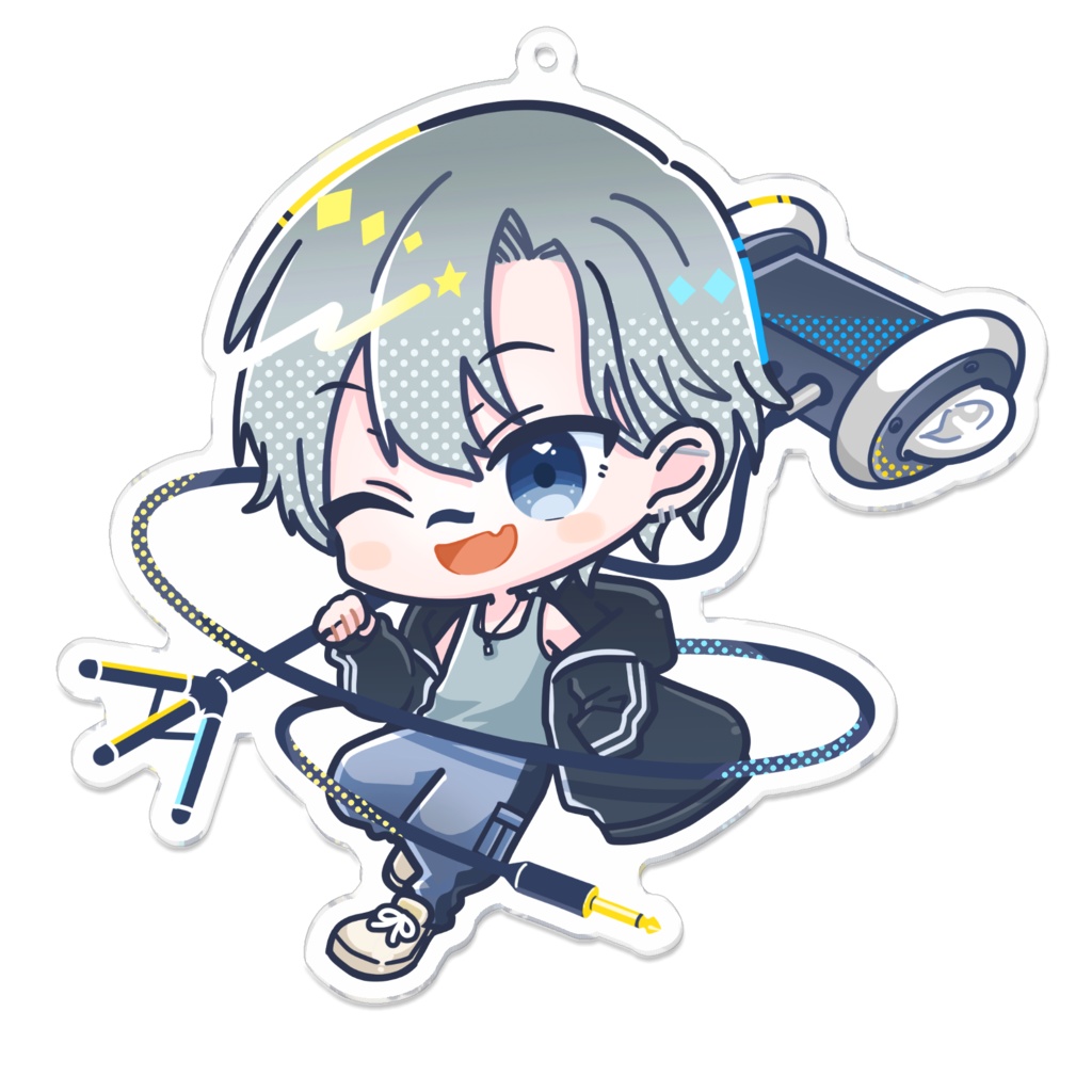 CHIWOOアクリルキーホルダー