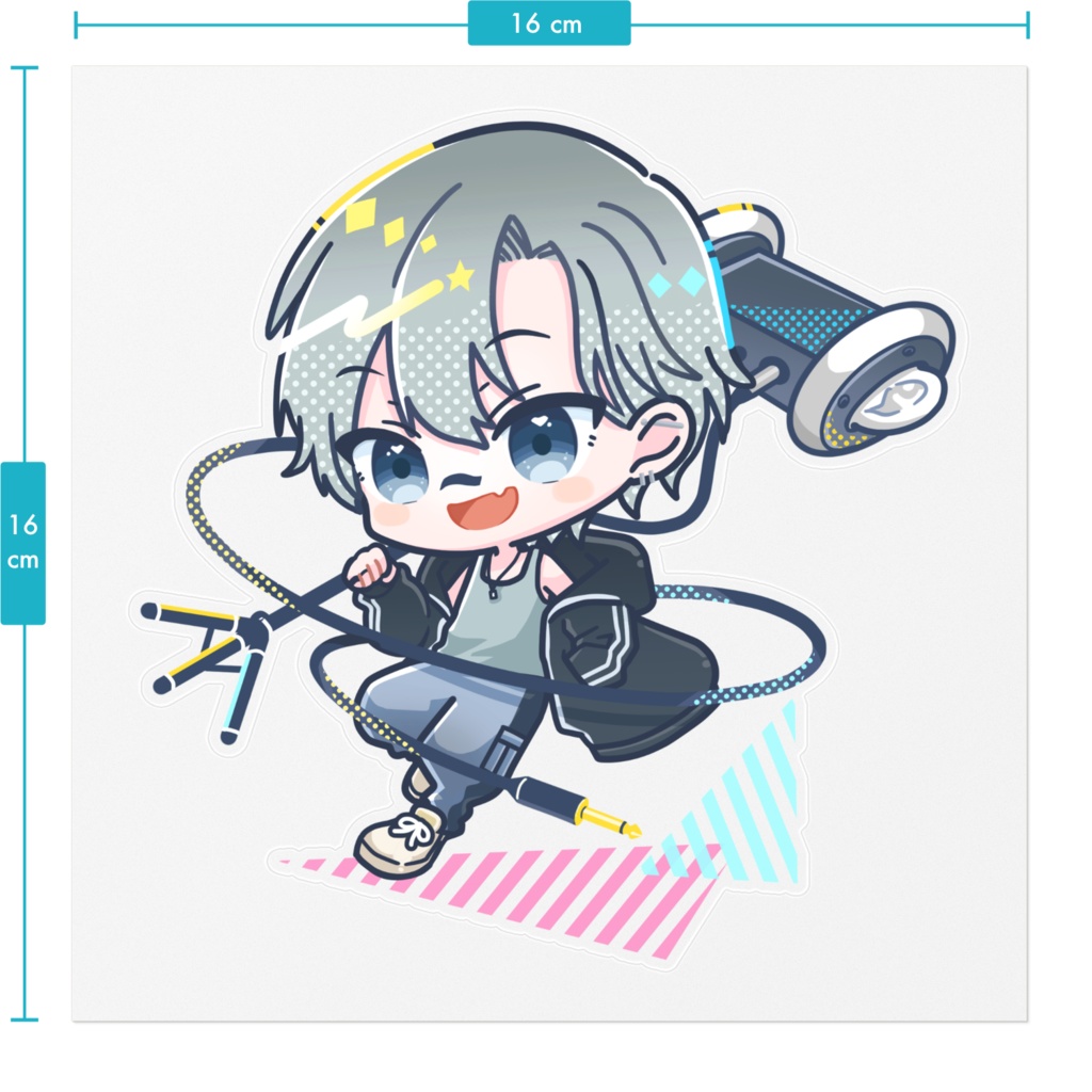 CHIWOOクリアステッカー