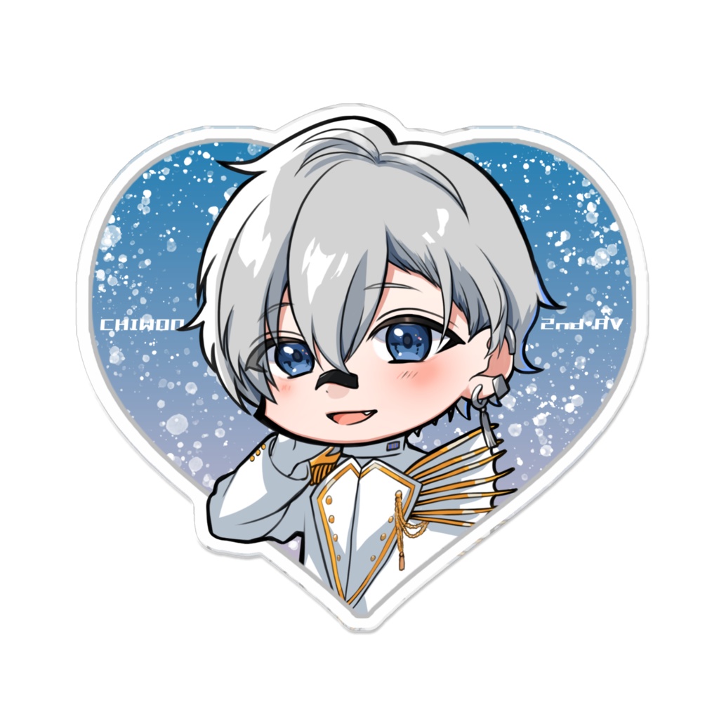 2ndAnniv♡アクリルバッジ