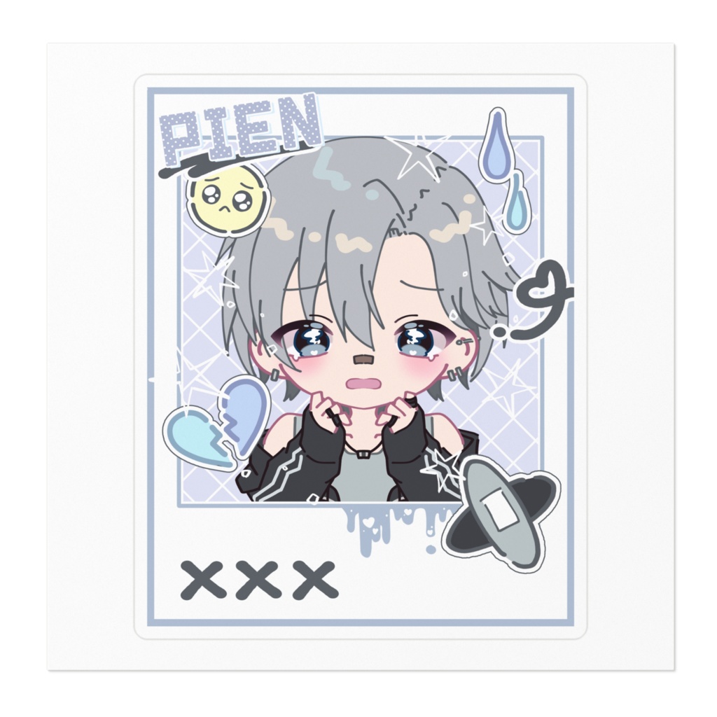 ぴえんちうステッカー