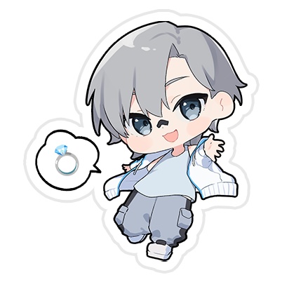 3rd Anniv.おでかけちうくんアクリルミニフィギュア