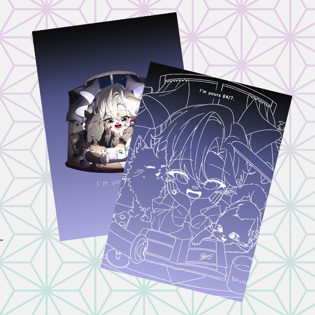 あられ仕様ポストカードセット【黒屋敷vol.4】