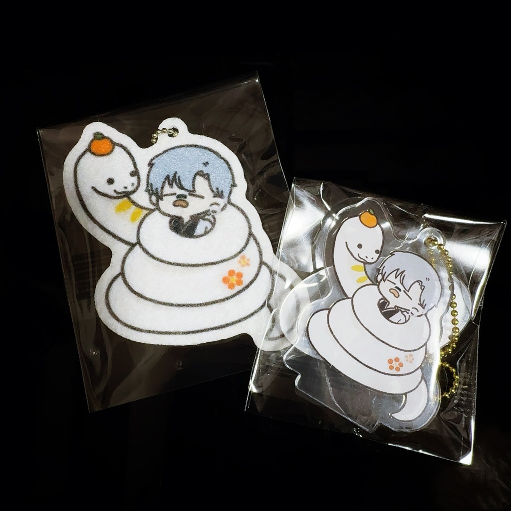 かがみもちうサンプル品セット【2025年サイン入り年賀状付き】