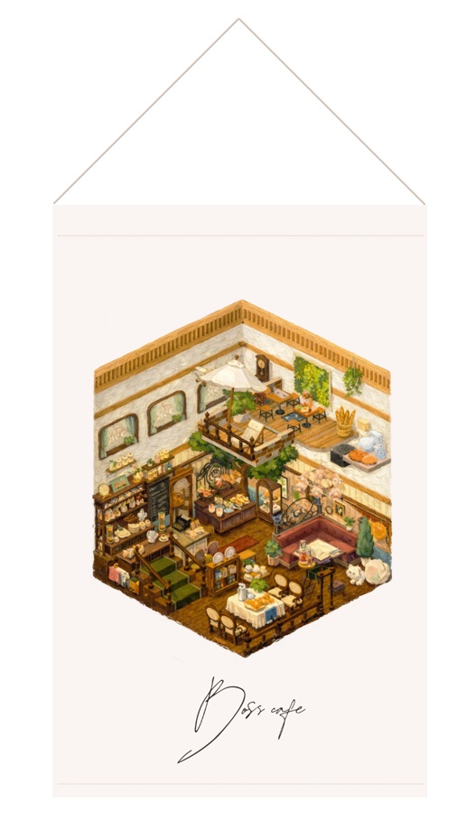 【Bosscafe】タペストリー（A2)