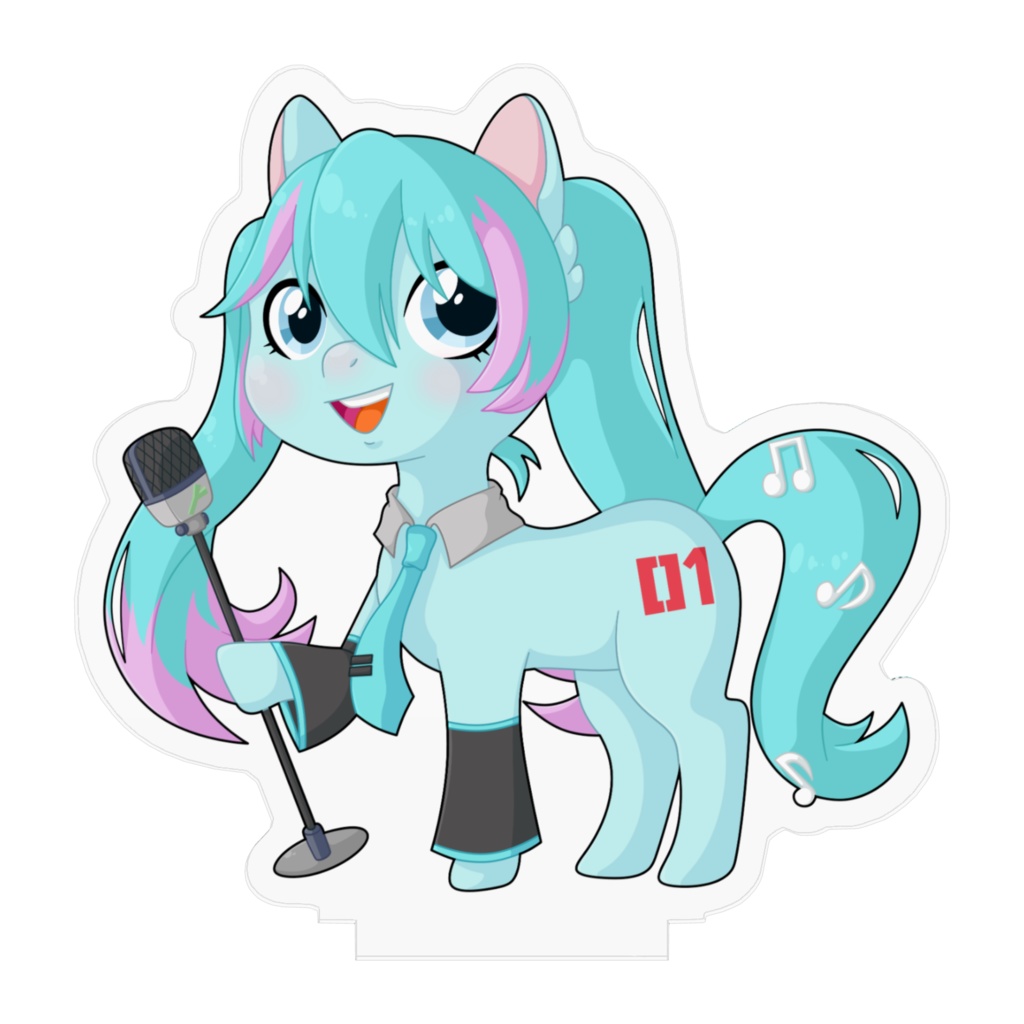 「マイリトルポニー初音ミク V2」アクリルフィギュア